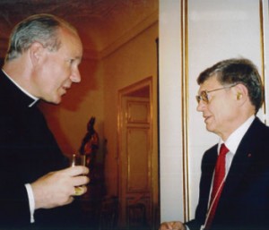 Tom Monaghan w C Schoenborn